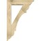 Ekena Millwork Olympic Traditional Rough Sawn Bracket w/ Offset Brace, Douglas Fir, 6"W x 24"D x 36"H BKT0604X24X36OLY01RDF - alternate 4